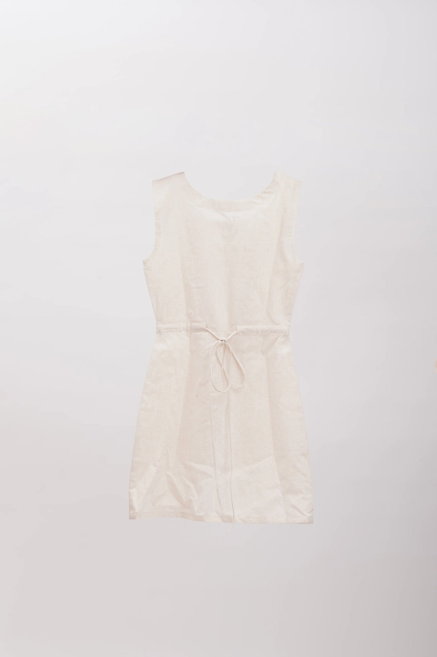 Ivory Button Detail Linen Top price