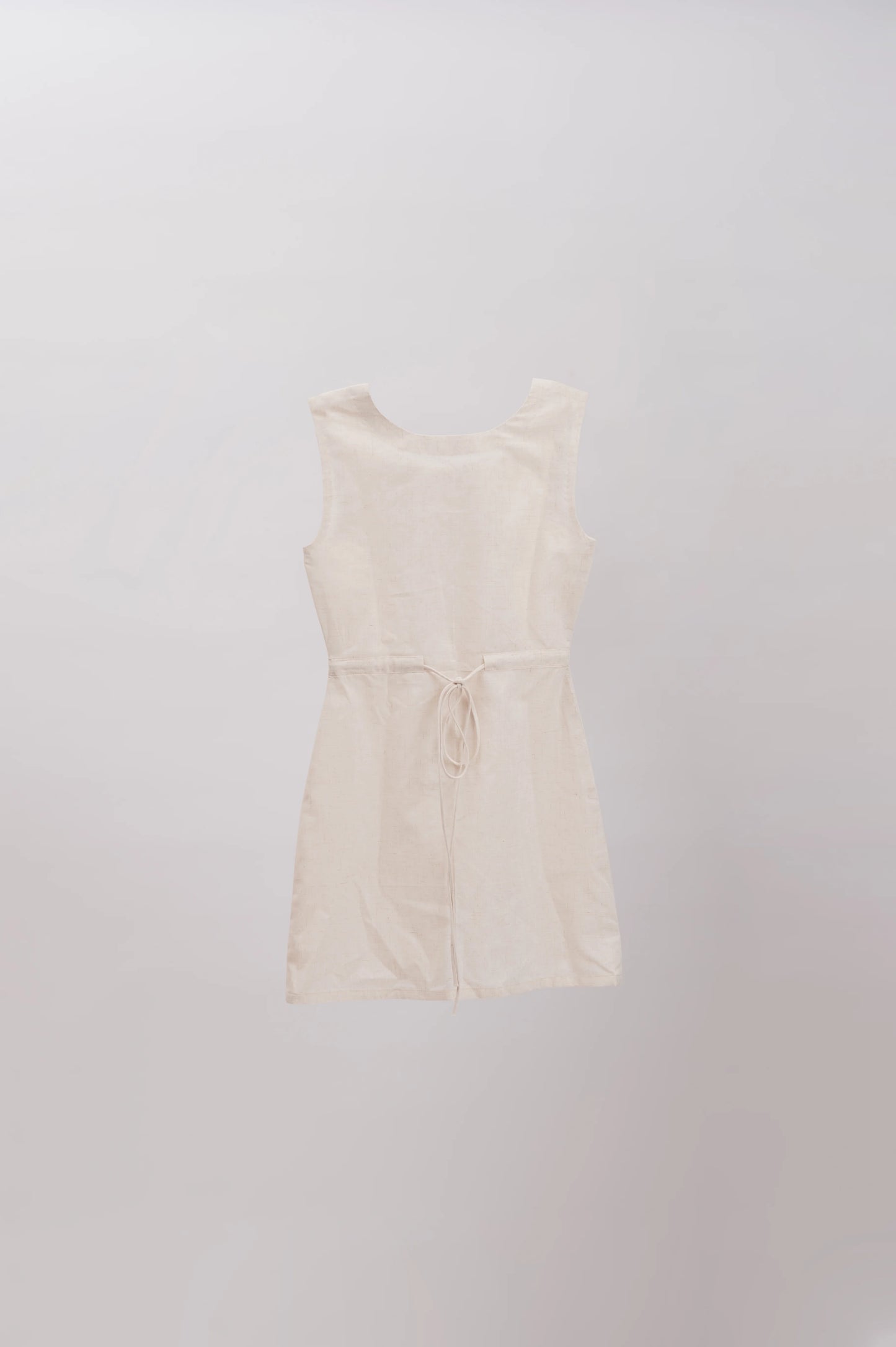 Ivory Button Detail Linen Top price