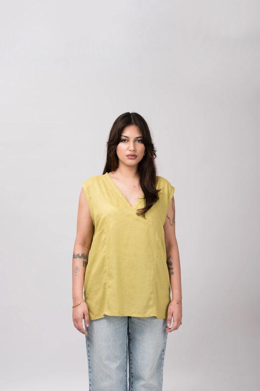 Sunny Days Linen Top