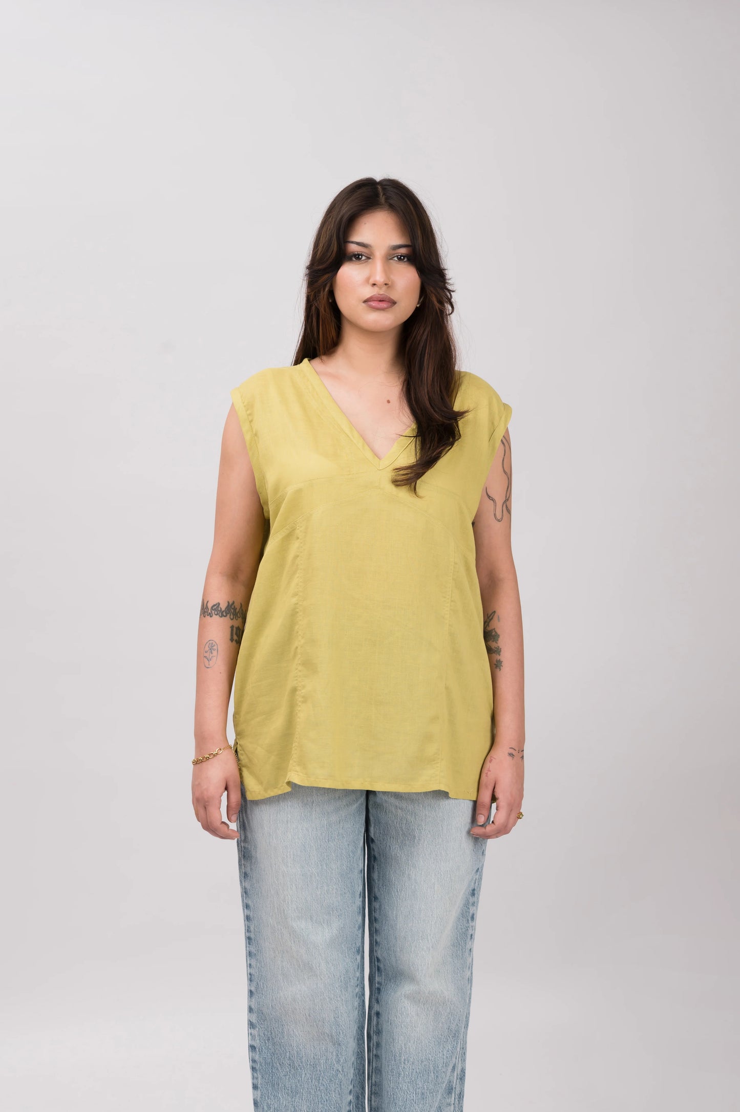 Sunny Days Linen Top
