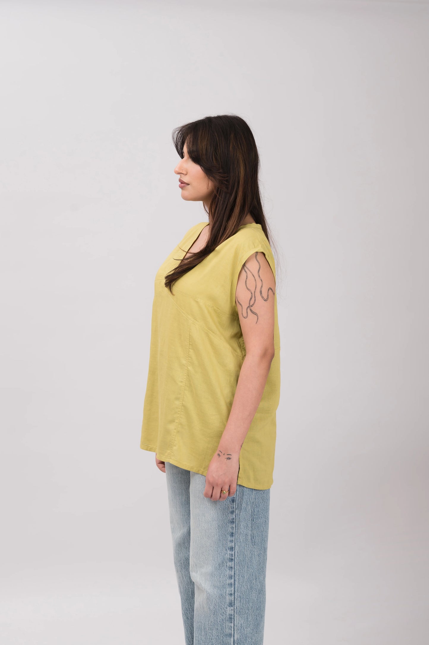 Sunny Days Linen Top